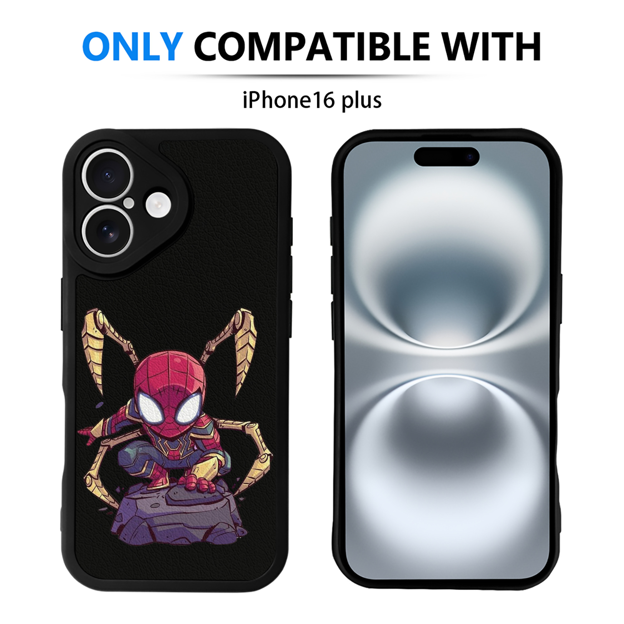 （画像用） アベンジャーズ The Avengers 【iPhone 16シリーズ対応】シリコンスマホケース（レザー調） 材質：シリコン
